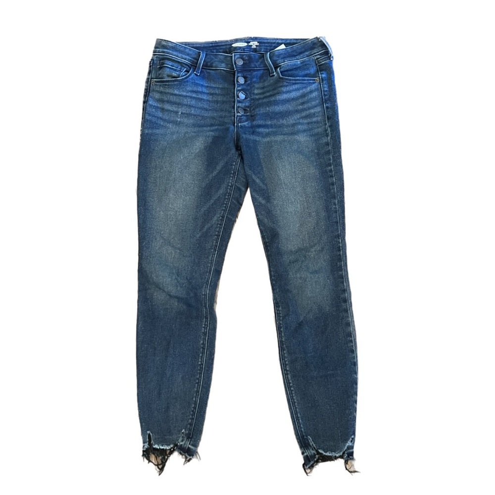 Old navy rockstar super skinny jeans mid rise